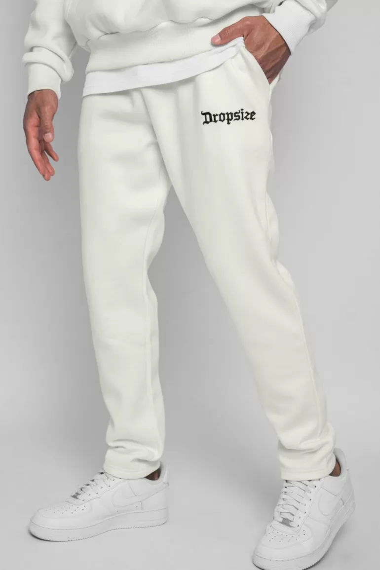 Flash Sale Dropsize Logo Sweat Pant Cream White