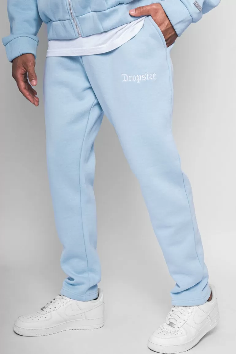 Discount Dropsize Logo Sweat Pants Baby Blue