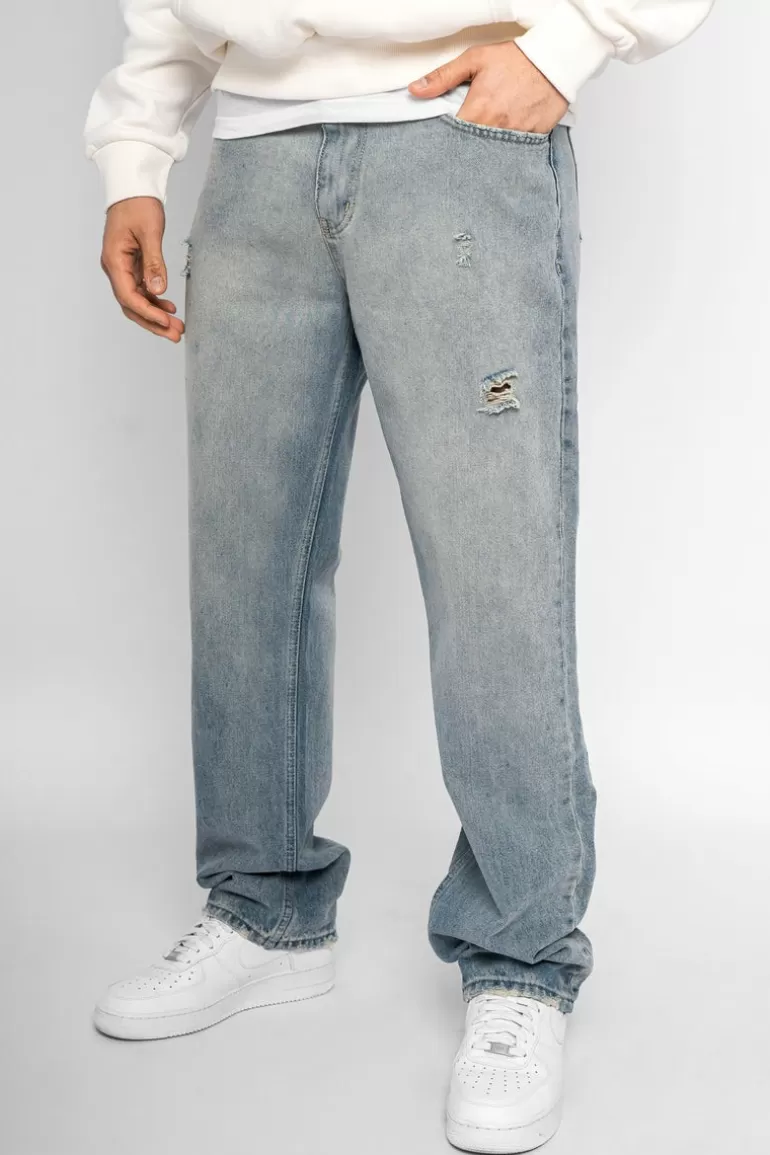 Flash Sale Dropsize Loose Fit Jeans Sand Storm Blue