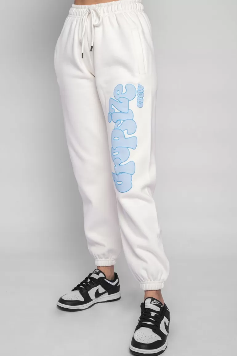 Discount Dropsize Puffer Print Jogger Baby Blue Cream White