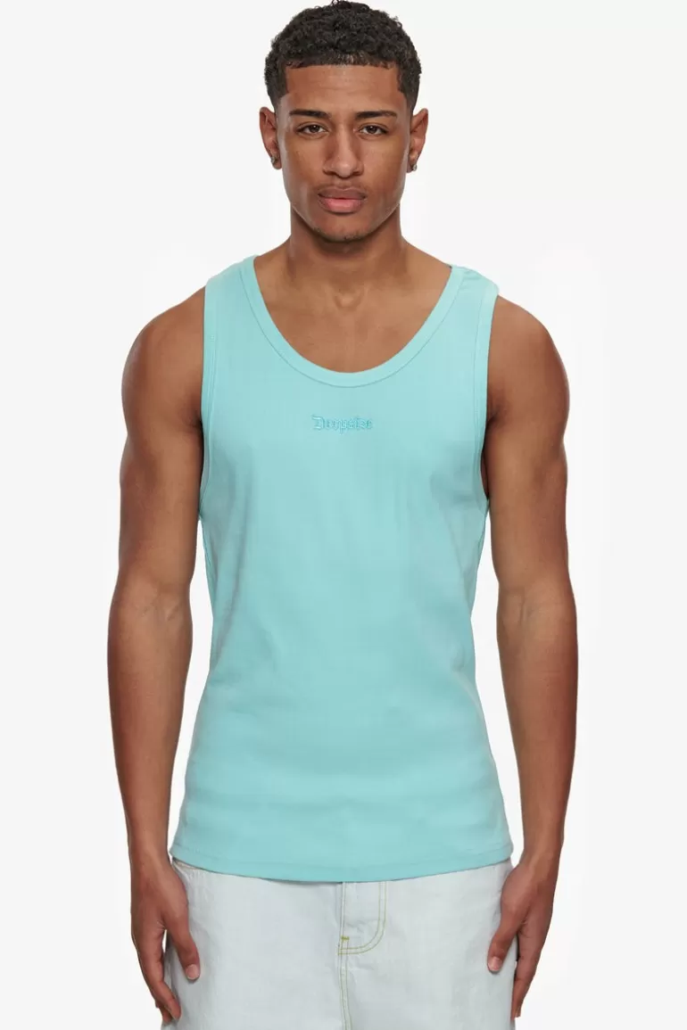 Best Sale Dropsize Rib Tank Top Turquoise