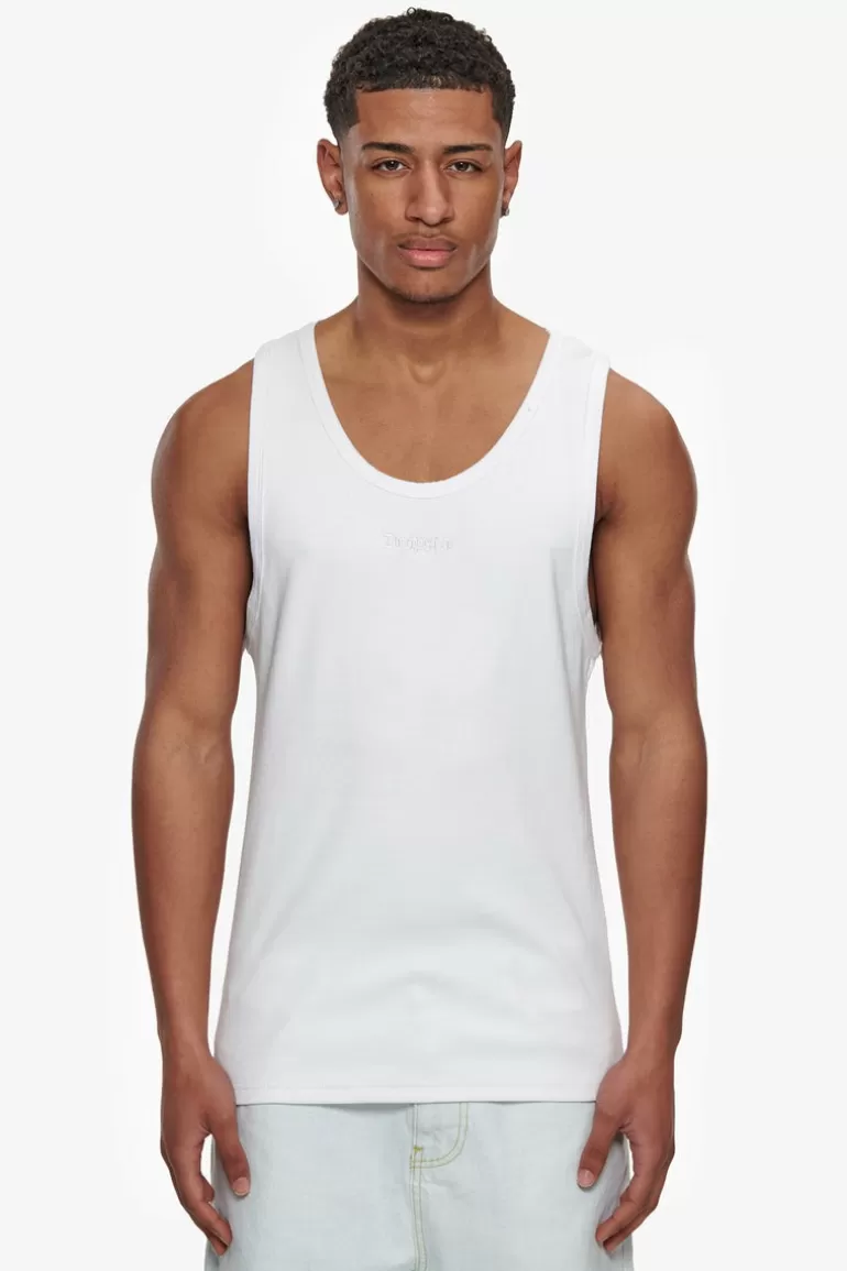 Shop Dropsize Rib Tank Top White