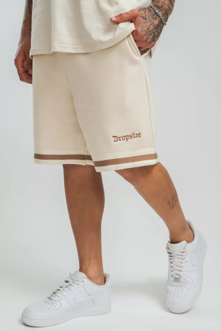 Cheap Dropsize Stripe Short V2 Coconut/ Brown