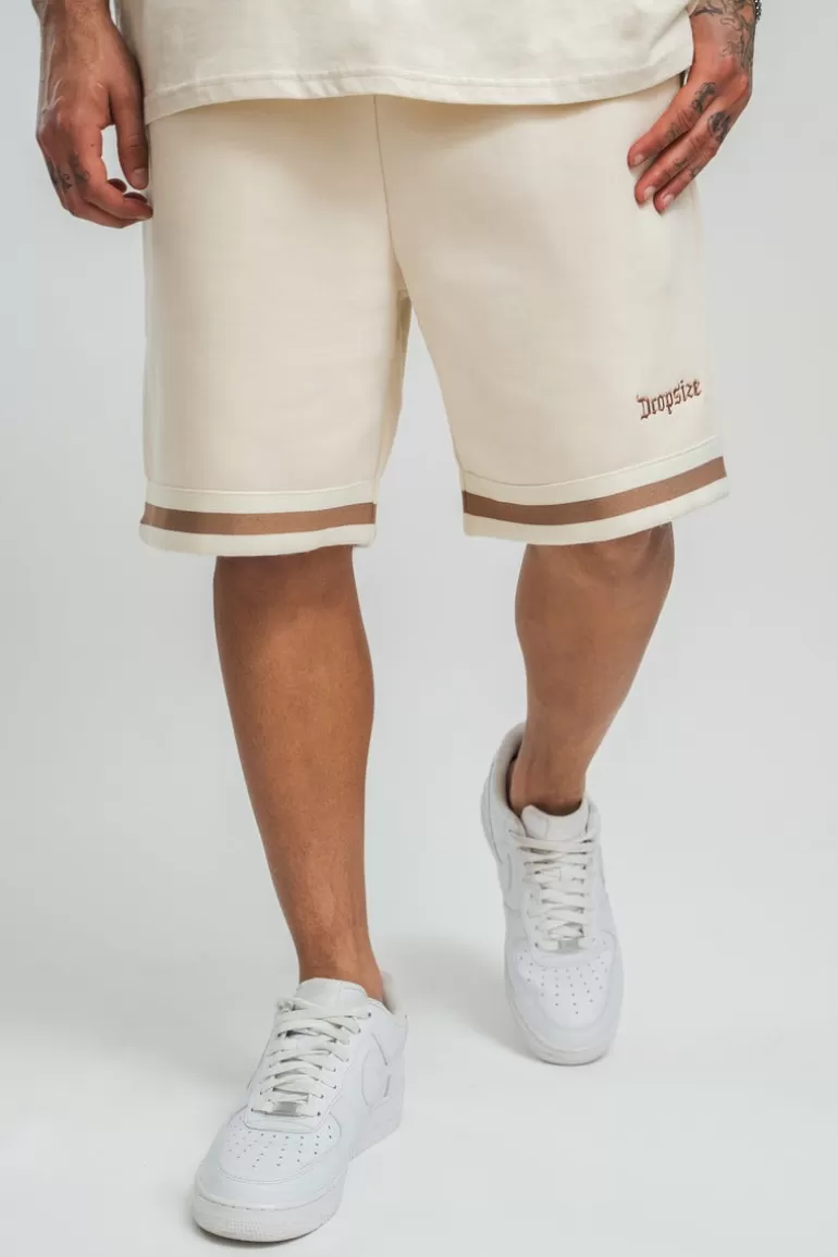 Cheap Dropsize Stripe Short V2 Coconut/ Brown