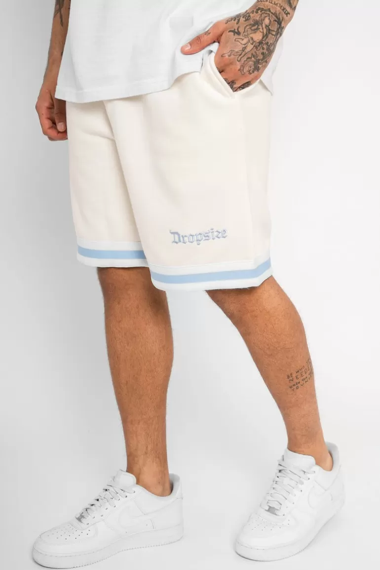 Store Dropsize Stripe Short V2 Creme Babyblue