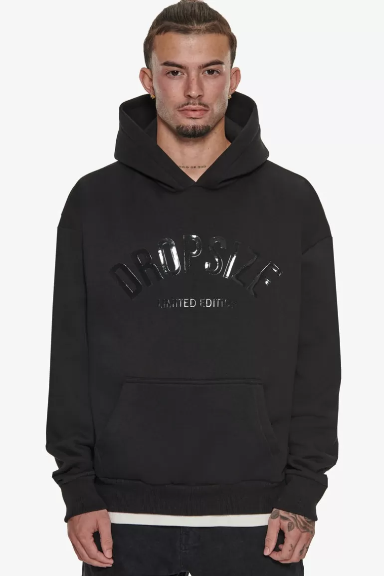 Cheap Dropsize Super Heavy Oversize Ds Limited Hoodie Black