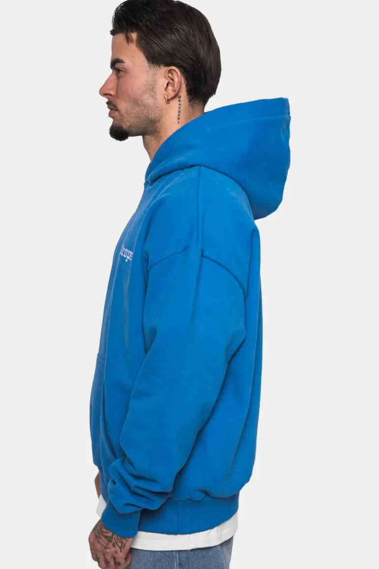 Flash Sale Dropsize Super Heavy Oversize Embo Hoodie Royal Blue