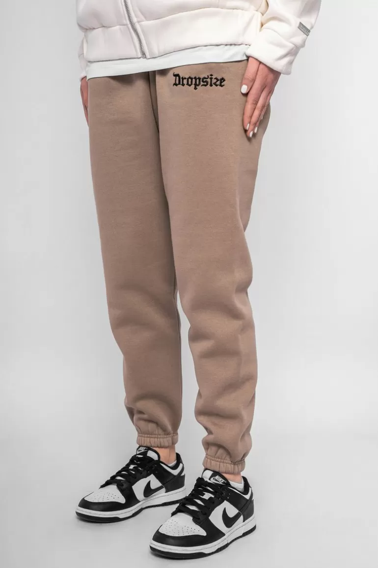 Discount Dropsize Woman Basic Pants Silver Mink